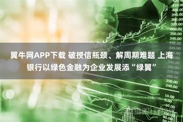 翼牛网APP下载 破授信瓶颈、解周期难题 上海银行以绿色金融为企业发展添“绿翼”